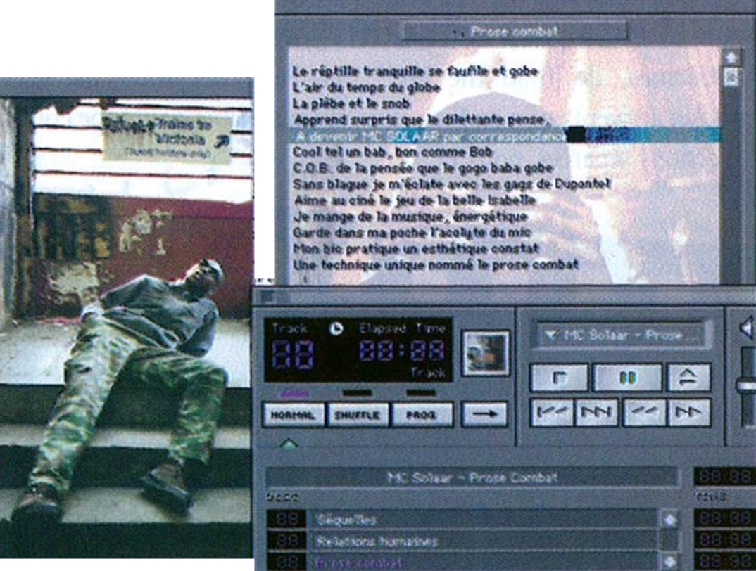 Interface Apple CD Plus — Prototype Prose Combat — Images